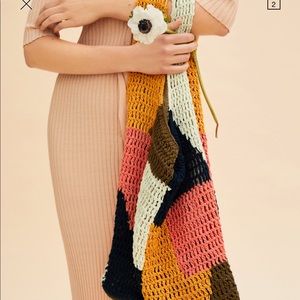 Zara  multicolored cotton shopping bag